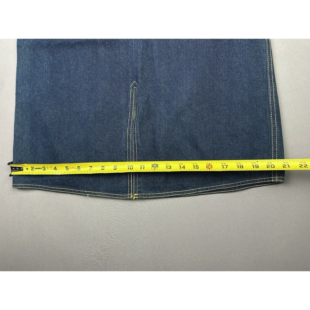 John Sullivan Women's 24 Waist Pioneer Wear Denim Vintage Skirt Cute‎ Pockets - Picture 5 of 10